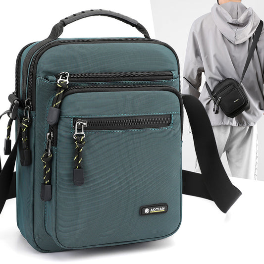 Mens Casual Crossbody Shoulder Tote Bagversatile, Available In Multiple Sizes