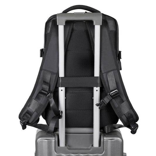 Mens Large-Capacity Business Backpack With Dry-Wet Separation Compartments