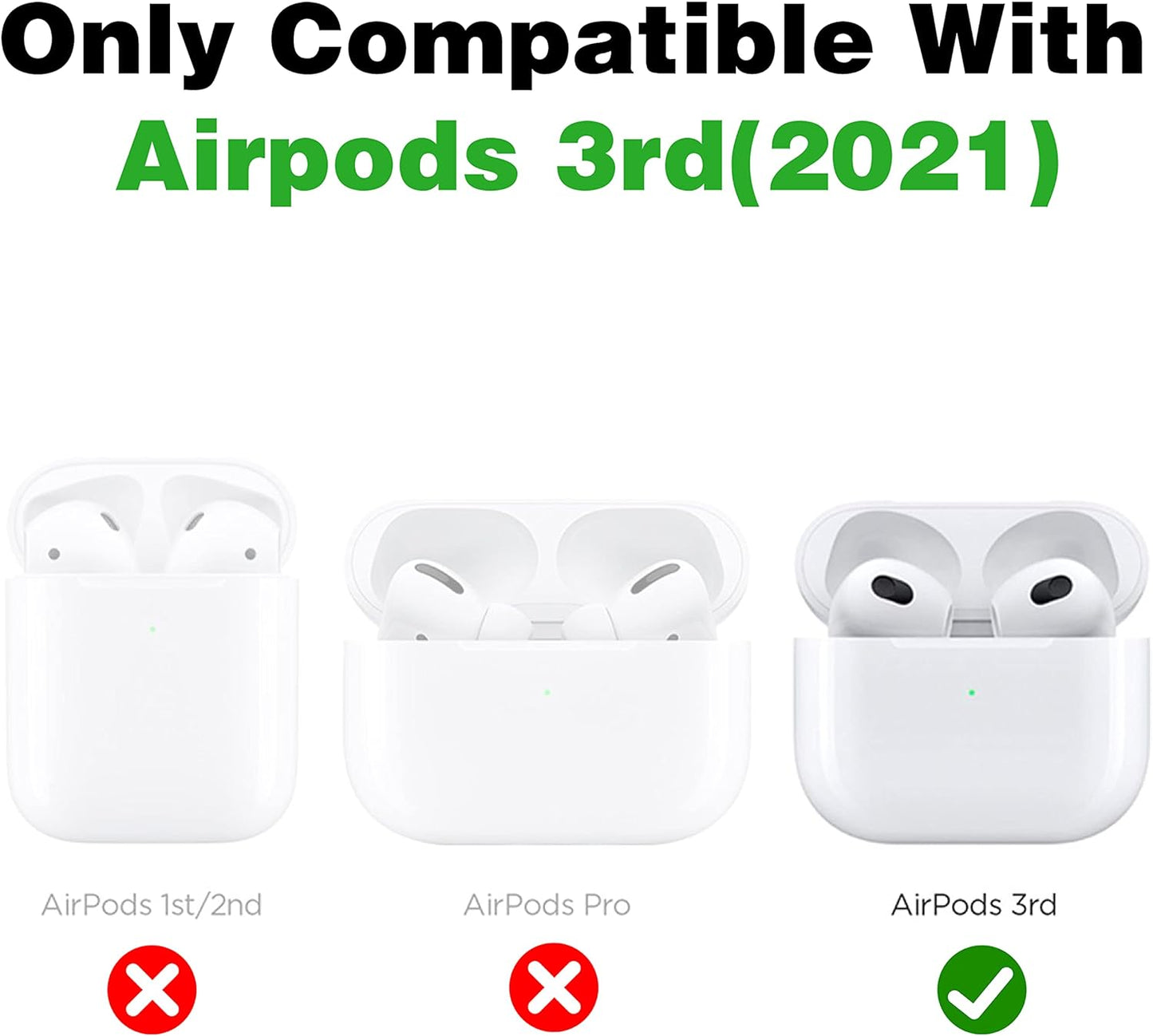 for Airpods 3 3Rd Generation Case Cute 3D Lovely Unique Cartoon for Airpod 3 Silicone Cover Fun Funny Cool Design Fashion Cases for Boys Girls Kids Teen for Air Pods 3 (2021) (Cat Claw)