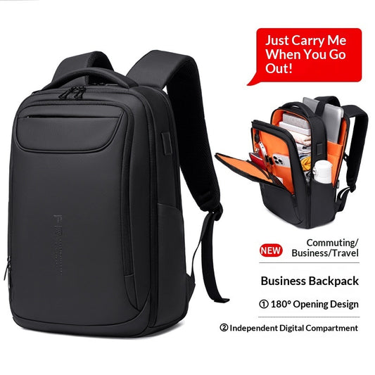 Mens Simple Casual Backpack For Commuting Business Trips And Everyday Use
