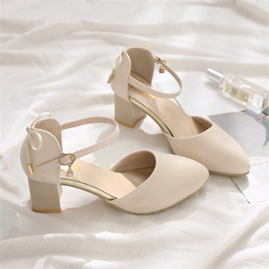 Summer Womens Shoes Versatile Strap-clip Closed-toe Sandals
