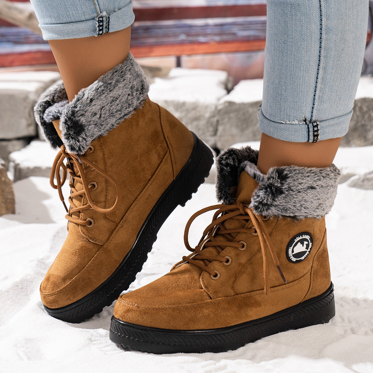 Cold-weather Insulated Tall Boots