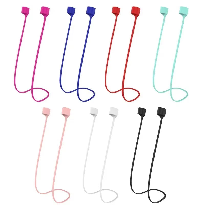 Soft Silicone anti Lost Magnetic Rope Earphones for Apple Airpods 2 1 3 Air Pods Pro Bluetooth Wireless Headphone Earbuds Strap