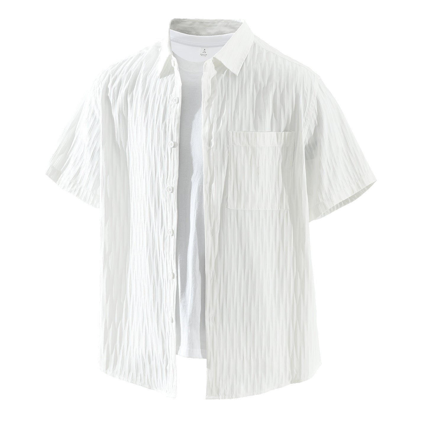 Men's Fashionable Casual Loose Short-Sleeve Shirt