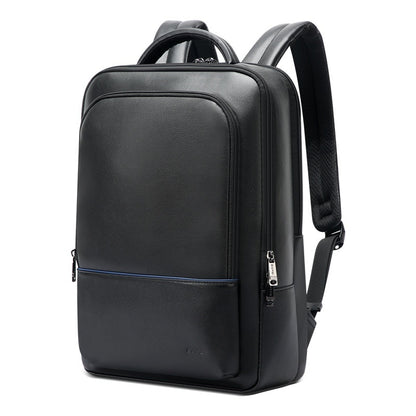 Men's Fashionable Leather Business Commuter Backpack
