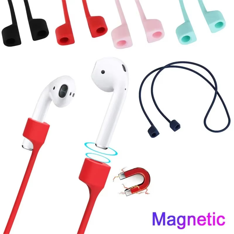 Fone De Ouvido Silicone anti Lost Magnetic Rope Earphones for Apple Airpods 3 2 1 Air Pods Pro 2 Pro2 Wireless Headphone Earbuds