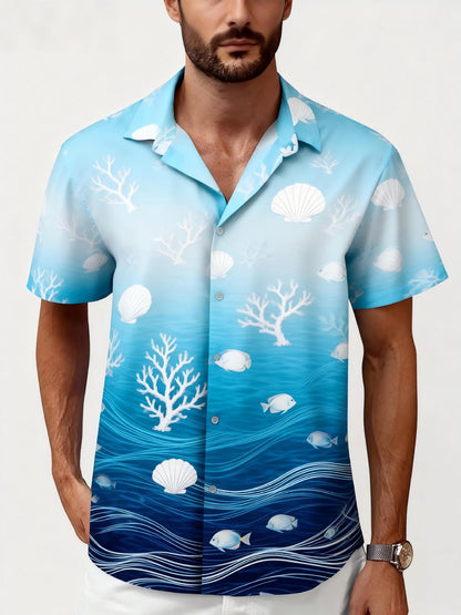 Men's Printed Casual Fashion Short-Sleeve
