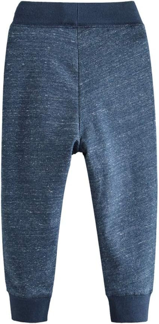 Little Boys Cartoon Pattern Cotton Drawstring Elastic Sweatpants Sport Jogger Pants with Pocket