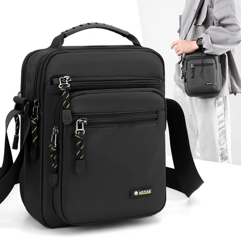 Mens Casual Crossbody Shoulder Tote Bagversatile, Available In Multiple Sizes