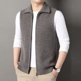 Men's AutumnWinter Zippered Casual Vest