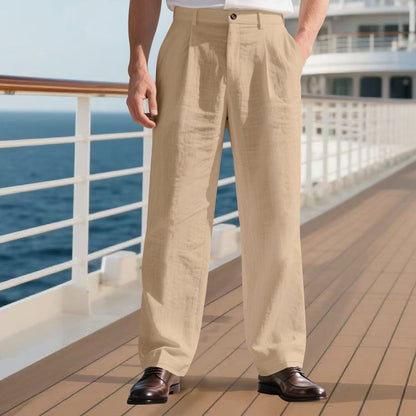 Casual Loose-Fit Business Suit Trousers
