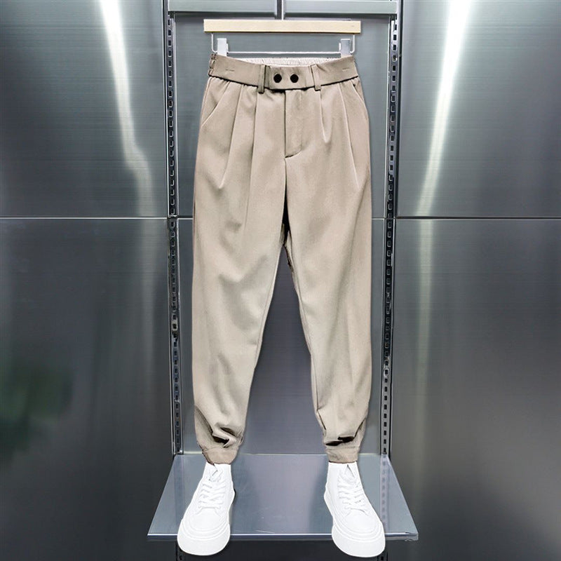 Men's Fashionable Casual Loose-Fit Tapered Dress Pants
