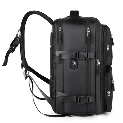 Mens Large-Capacity Business Backpack With Dry-Wet Separation Compartments
