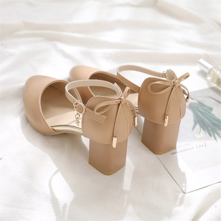 Summer Womens Shoes Versatile Strap-clip Closed-toe Sandals