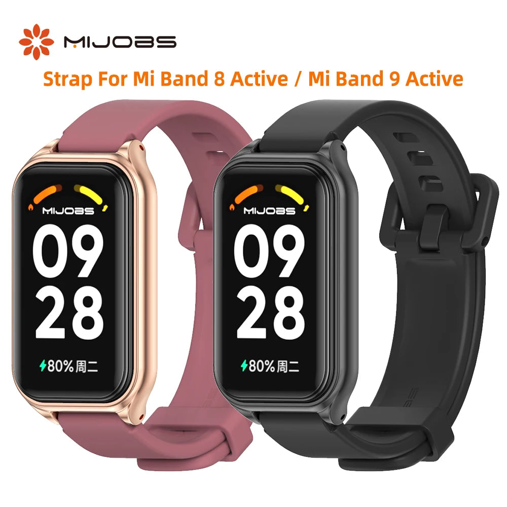 Strap for Xiaomi Smart Band 9 Active Bracelet for Mi Band 8 Active Correa Watchband Wrist Strap Mi Band 9 Active Accessories