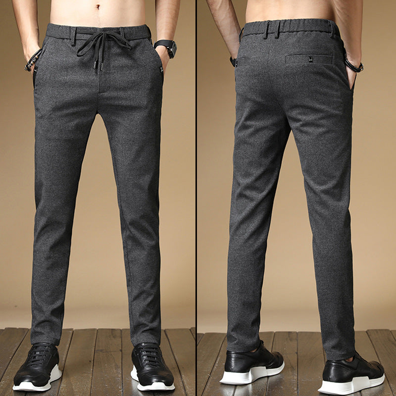 Korean-style Thick Work Pants For Men