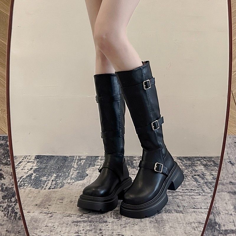 Women's Fashionable Retro Casual Knee-High Boots
