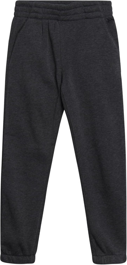 Toddler Boys Jogger Pants - 2 Pack Fleece Pull on Athletic Joggers for Boys - Soft Everyday Toddler Jogger Pants (2T-7)