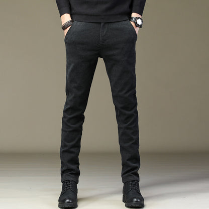 Korean-style Thick Work Pants For Men
