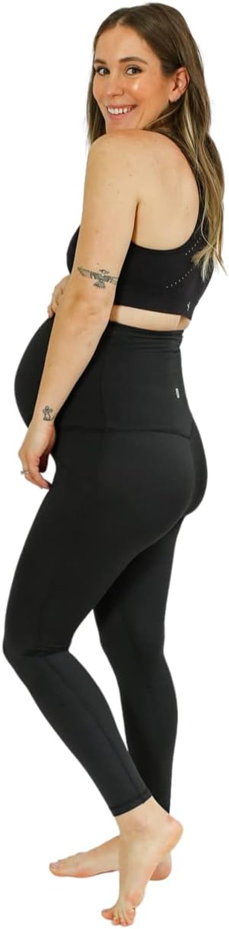 Women’S Active Maternity to Postpartum Leggings with Pockets