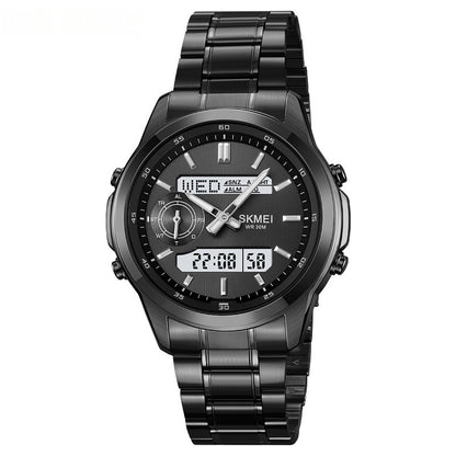 Luminous Multifunctional Men's Steel Strap Watch