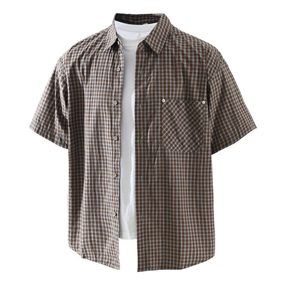Men's Fashionable Casual Loose Short-Sleeve Shirt