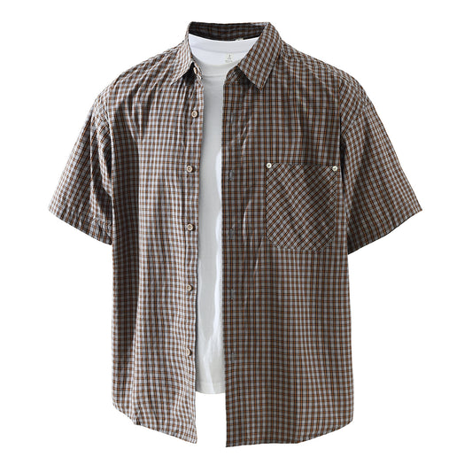 Men's Fashionable Casual Loose Short-Sleeve Shirt