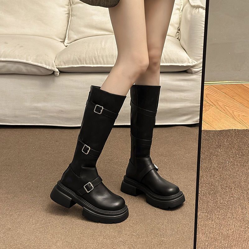 Women's Fashionable Retro Casual Knee-High Boots