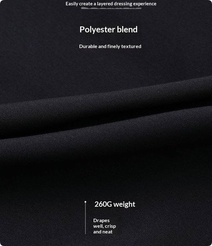 Men's Casual Cashew Flower Fake Two Black Shirts