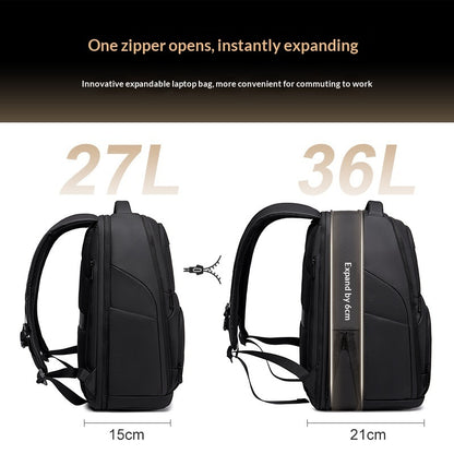 Unisex Business Commuter Backpack For Middle School Students And Laptop Users