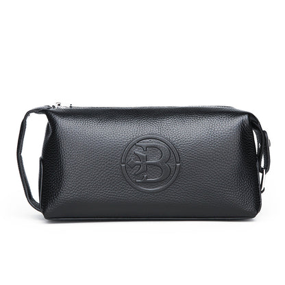 Stylish Cowhide Bag Waterproof Leather Mens Bag