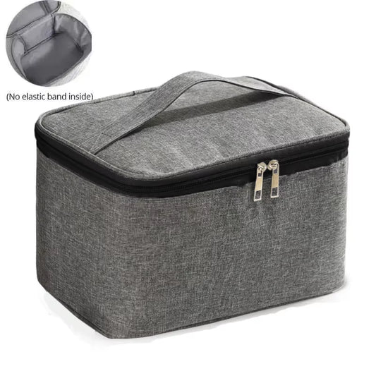 1Pc Business Trip Men'S Toiletry Bag Double Layer Large Capacity Cosmetic Bag Oxford Cloth Storage Bag Portable Handbag