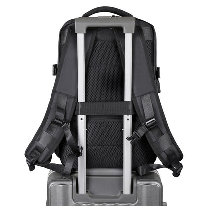 Mens Large-Capacity Business Backpack With Dry-Wet Separation Compartments