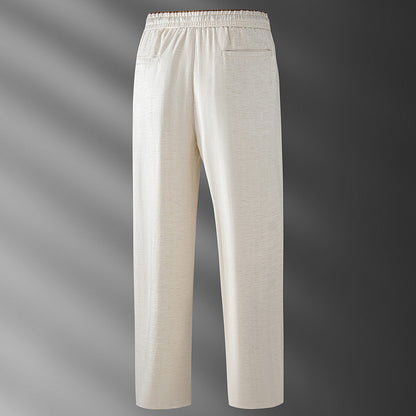 Men's Micro Wide Straight Breathable Sports Pants