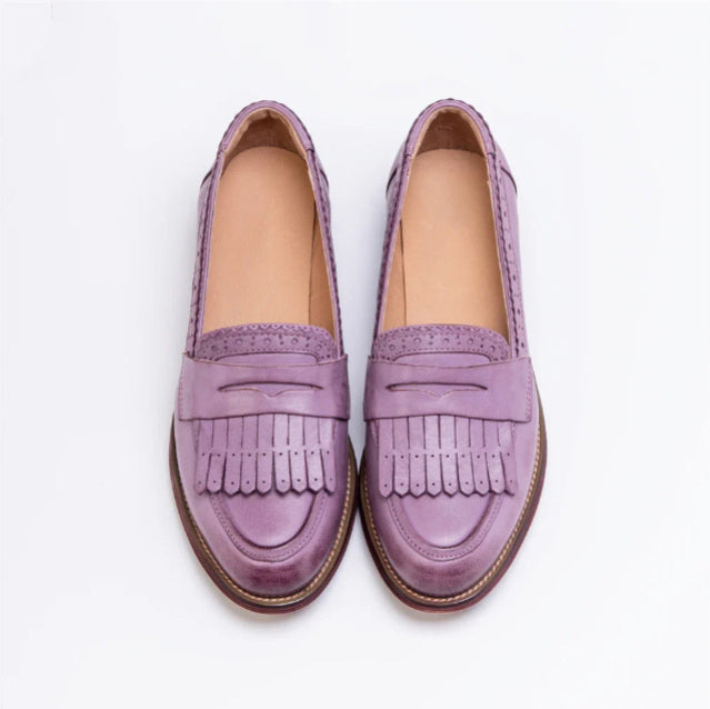 Preppy-style Tassel Fashion Brogue Shoes Round-toe Versatile Japanese-style Leather Shoes