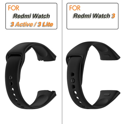 Silicone Strap for Redmi Watch 3/Active Watchbands Strap for  Redmi Watch 3 Active/Lite