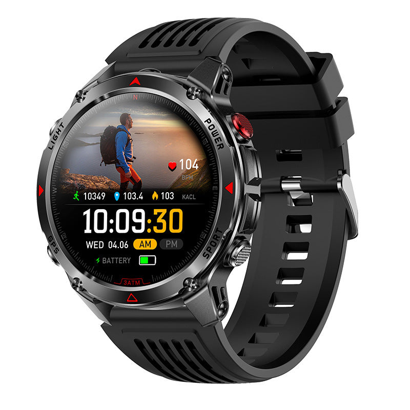 Smart GPS Flashlight Compass Bluetooth Calling Outdoor Sports Watch
