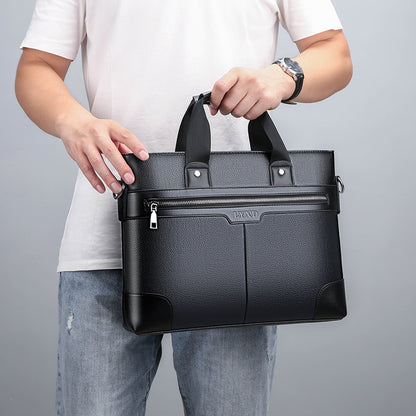 Mens Business Hand Bag Travel Shoulder Crossbody Briefcase