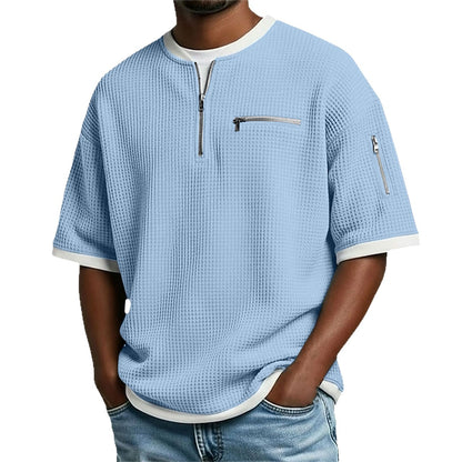 Men's Short-sleeve Polo Shirt Casual And Loose-fitting T-shirt