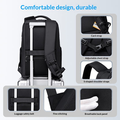 Mens Simple Casual Backpack For Commuting Business Trips And Everyday Use