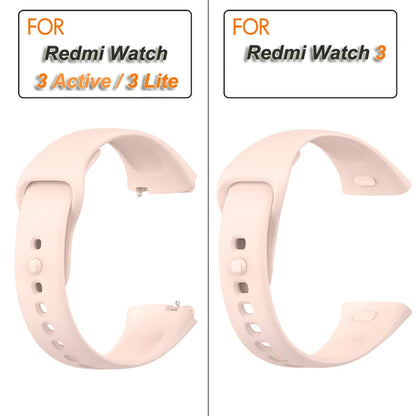 Silicone Strap for Redmi Watch 3/Active Watchbands Strap for  Redmi Watch 3 Active/Lite