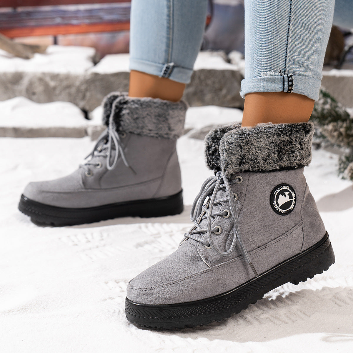 Cold-weather Insulated Tall Boots