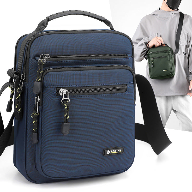 Mens Casual Crossbody Shoulder Tote Bagversatile, Available In Multiple Sizes