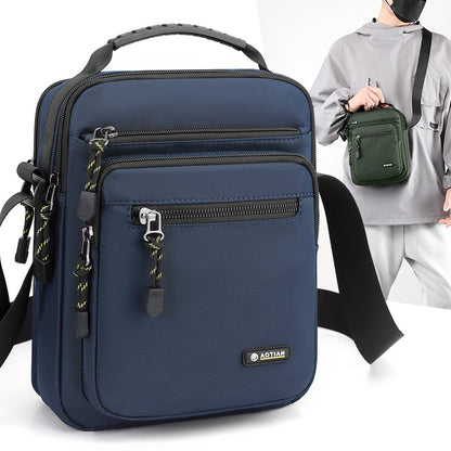 Mens Casual Crossbody Shoulder Tote Bagversatile, Available In Multiple Sizes