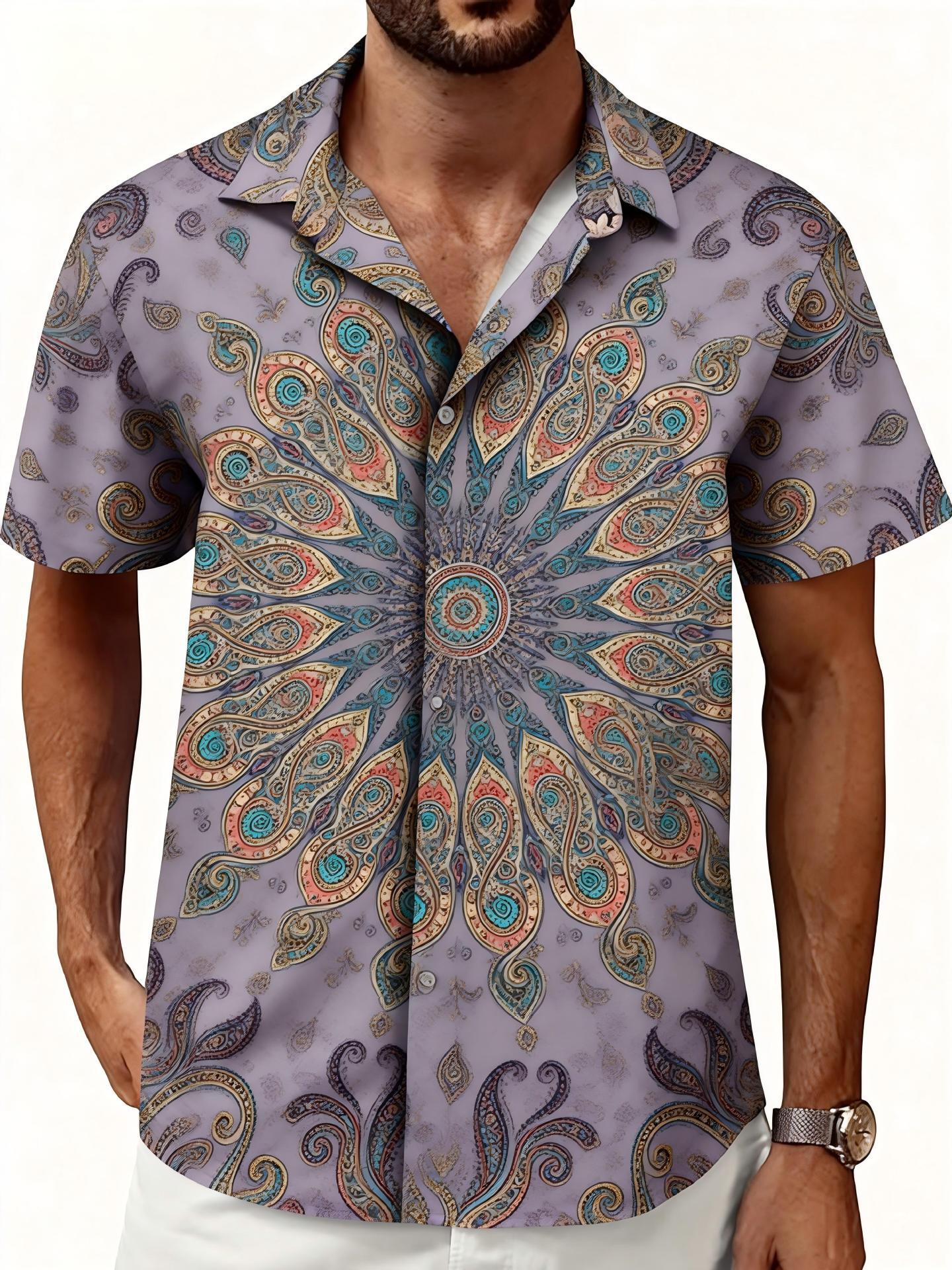 Men's Printed Casual Fashion Short-Sleeve