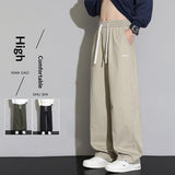 Loose-fitting Versatile Straight-leg Wide-leg Mens Trousers