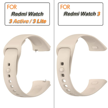 Silicone Strap for Redmi Watch 3/Active Watchbands Strap for  Redmi Watch 3 Active/Lite