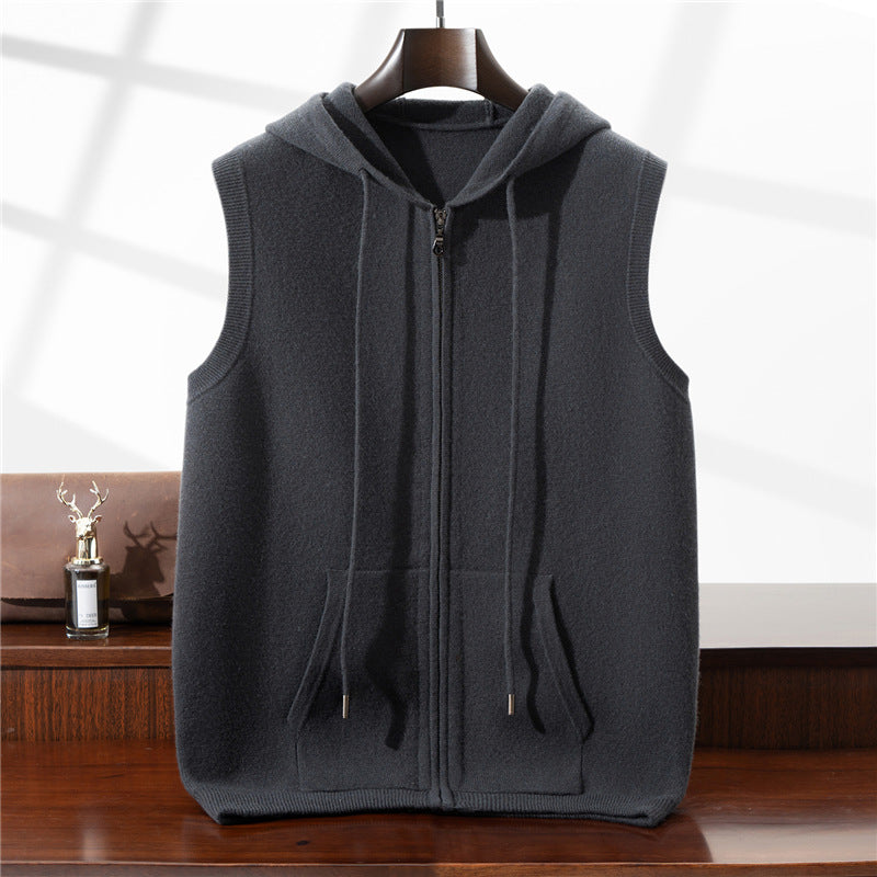 Men's Casual Knitted Wool Vest Top