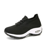 Plus-size Womens Flyknit Breathable Sneakers