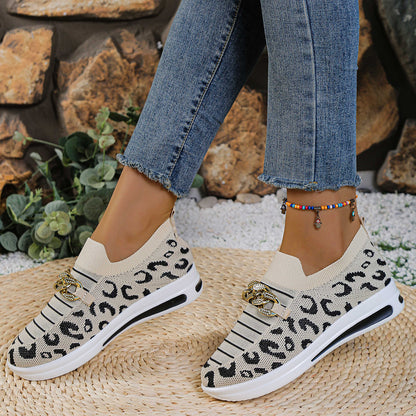 Flat Slip-on Loafers Large-size Casual Breathable Sneakers